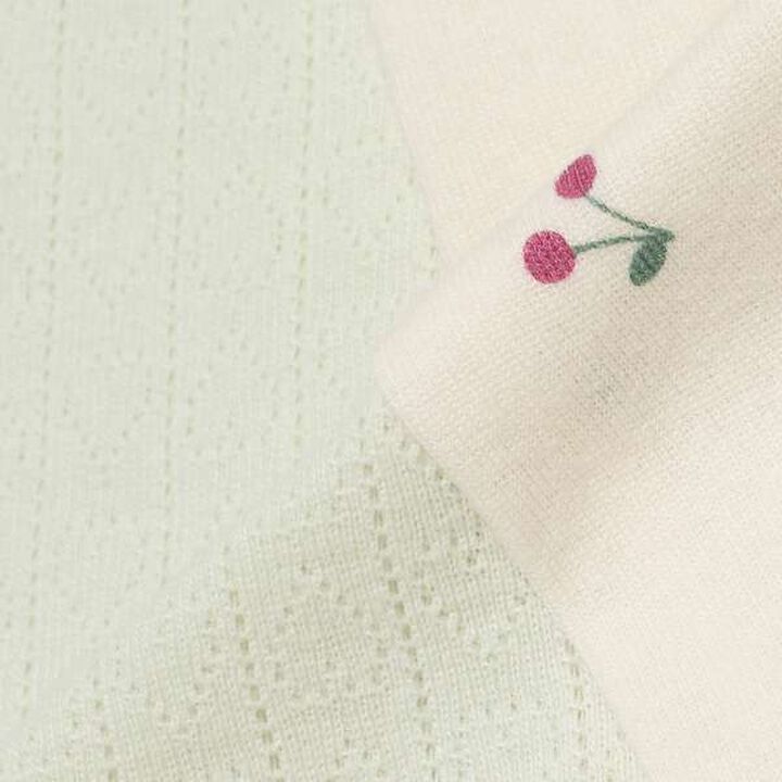 Organic Short Sleeve Undershirts 2-Pack,Pearl white, medium image number 12