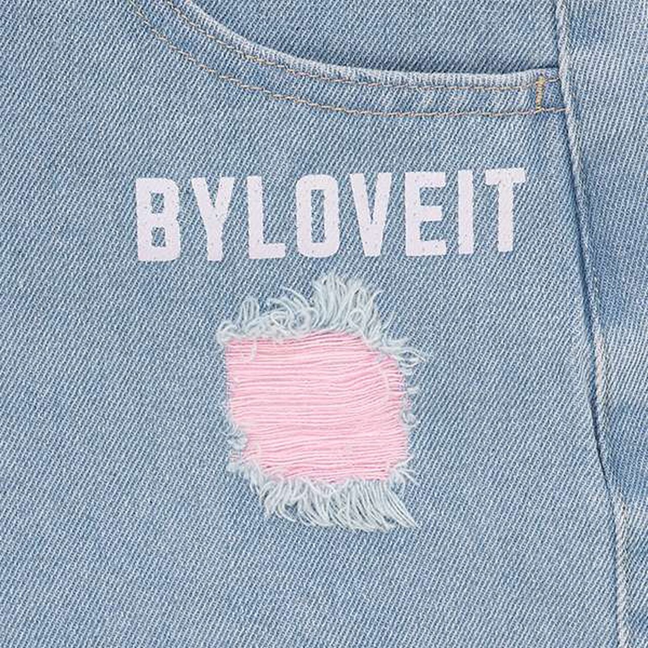 Damaged Shorts,Sax blue, large image number 5