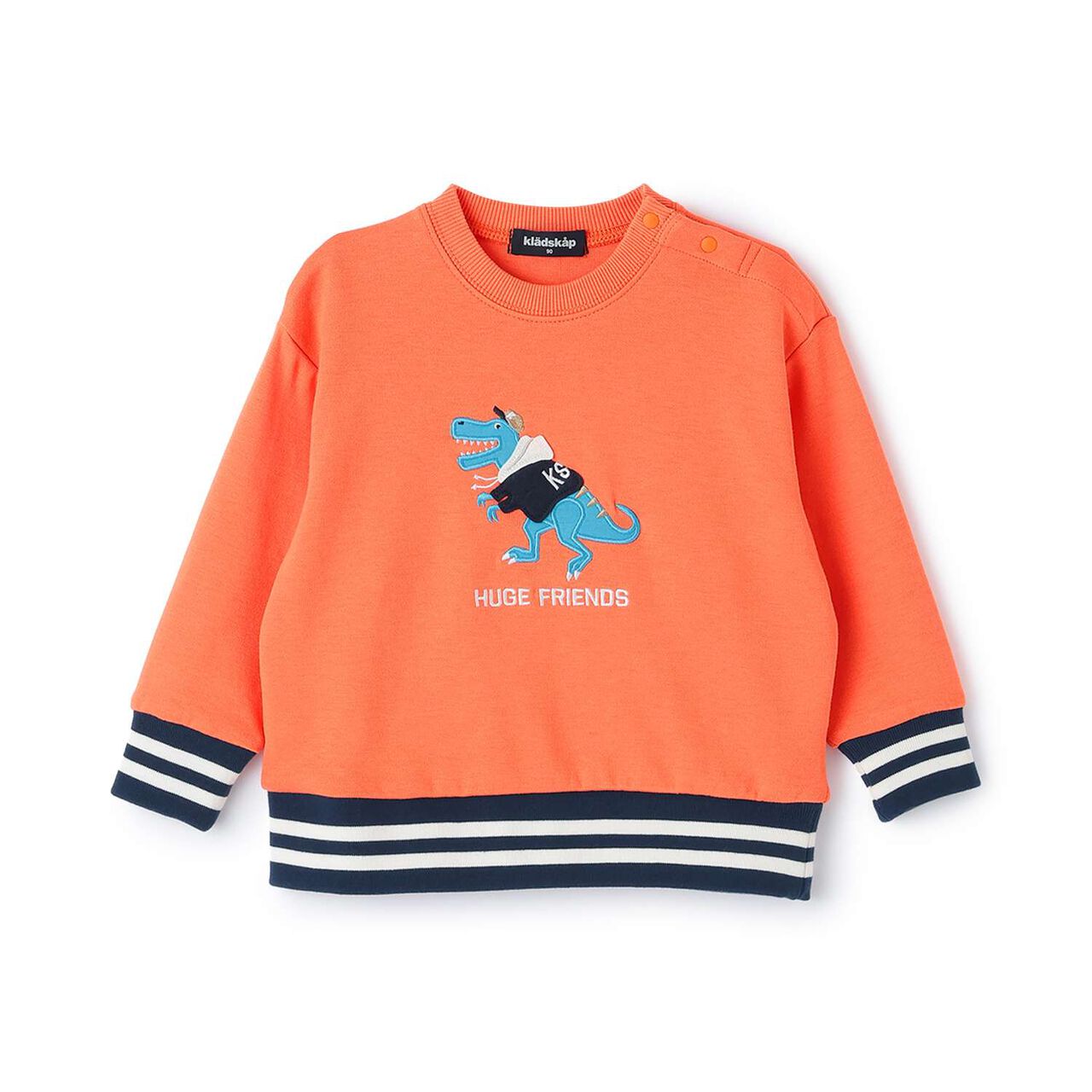 Hoodie Dinosaur Sweatshirt,Orange, large image number 8