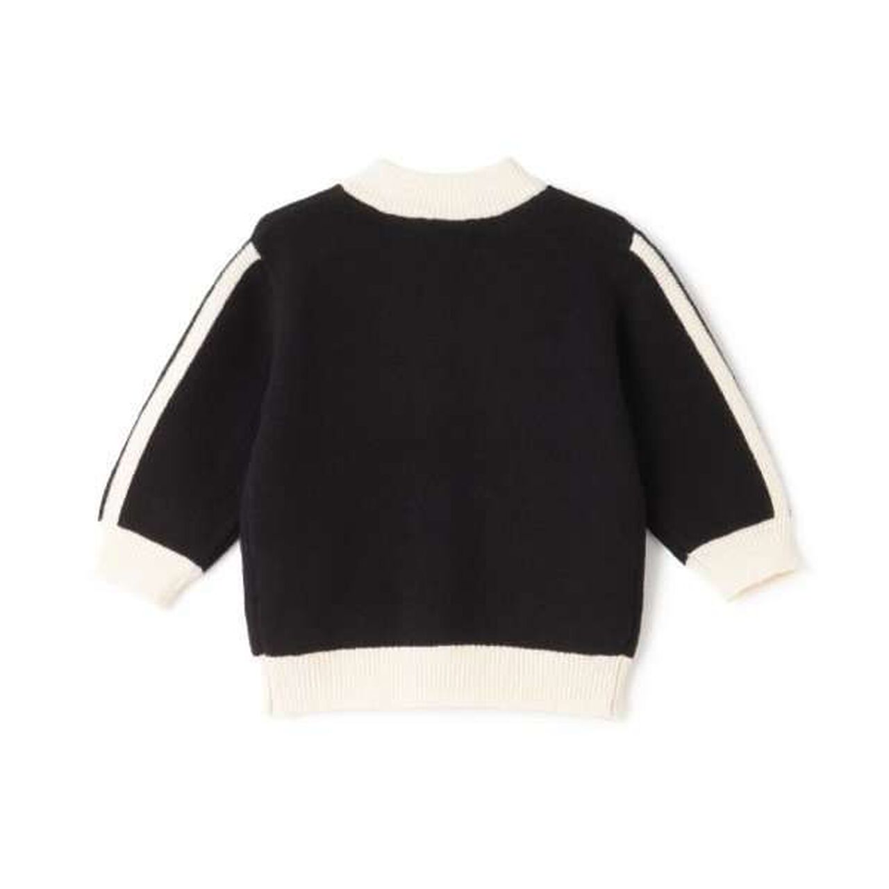 Knit Track Jacket,Beige, large image number 2