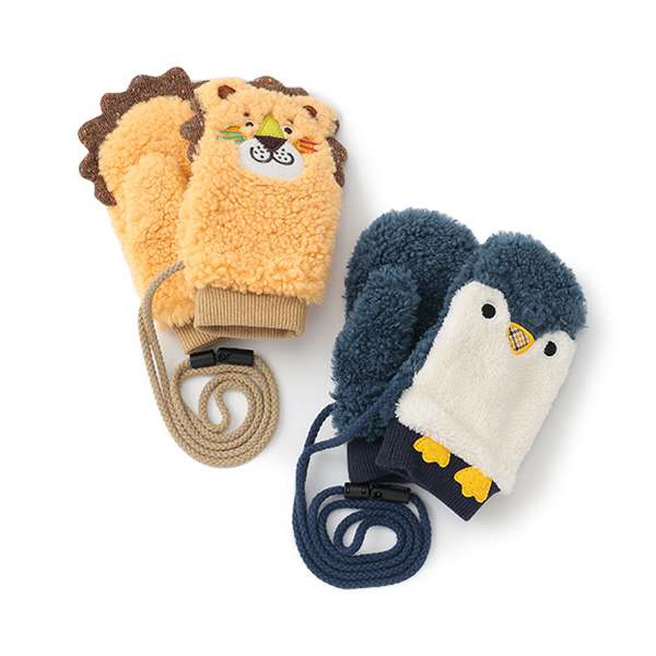 [Korobokkuru] Animal Mittens,Light orange, large image number 8