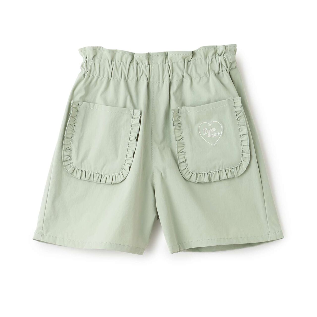 [Land and Water Use] Frill Pocket Shorts for Girls [Kids' Clothing],Red, large image number 4