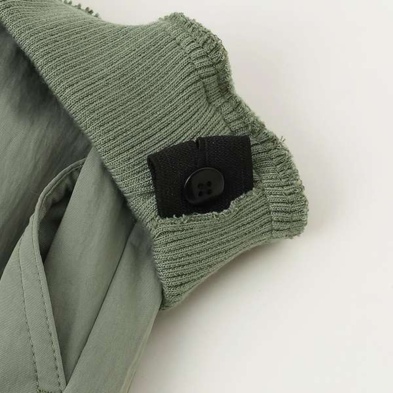 [Warm Lining] Waist Rib Easy Cargo Pants,Ivory, large image number 12