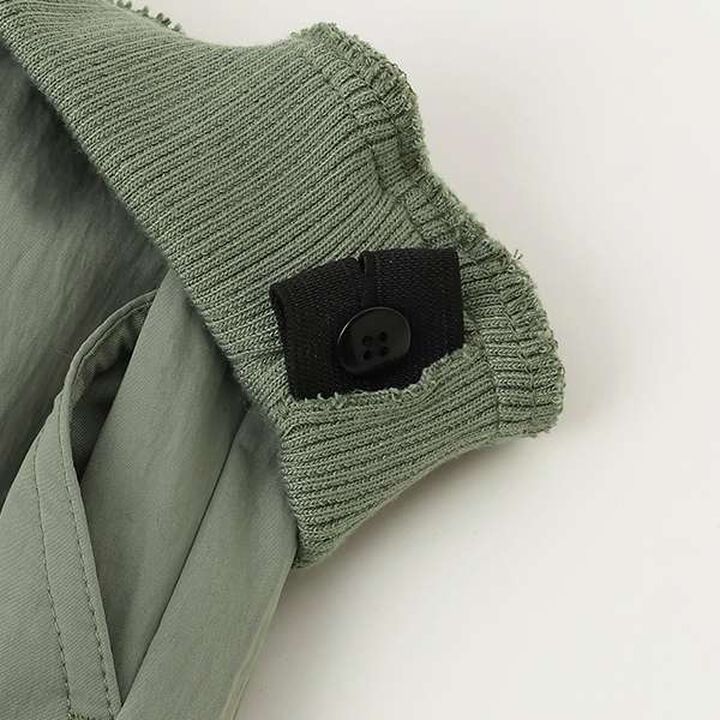 [Warm Lining] Waist Rib Easy Cargo Pants,Ivory, medium image number 12