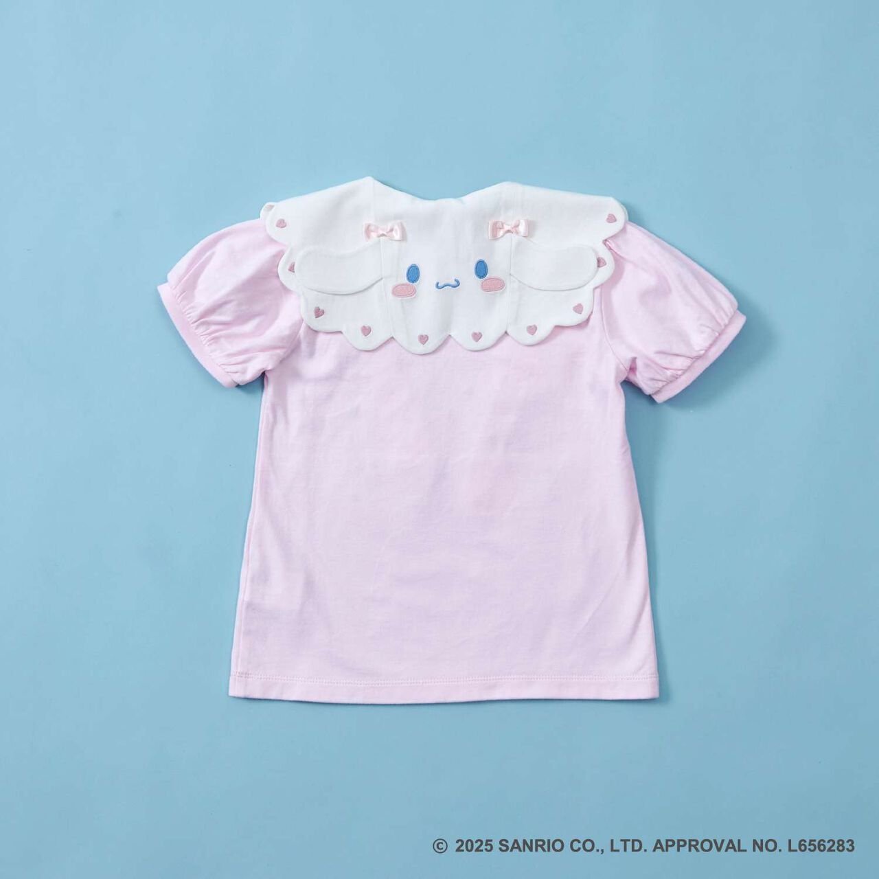 [Cinnamoroll Collaboration] Sailor Collar Short Sleeve T-Shirt,Pink, large image number 14