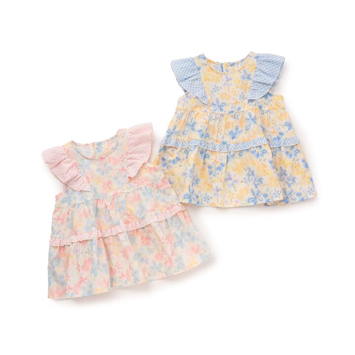 Milky Blossom Tunic,Blue, medium image number 7