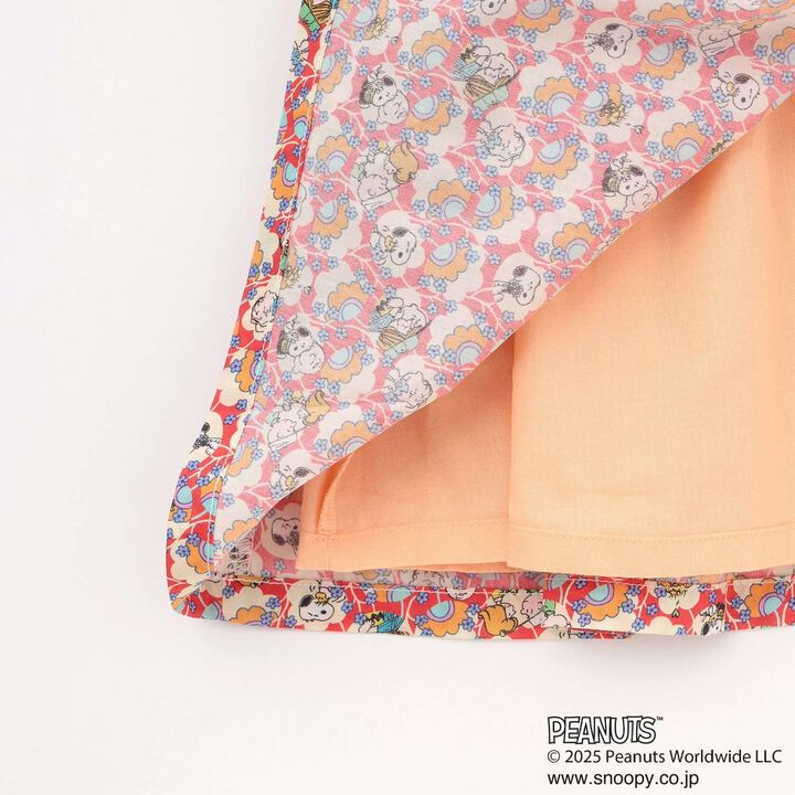 [PEANUTS] Frill Jumper Skirt,Red, medium image number 4