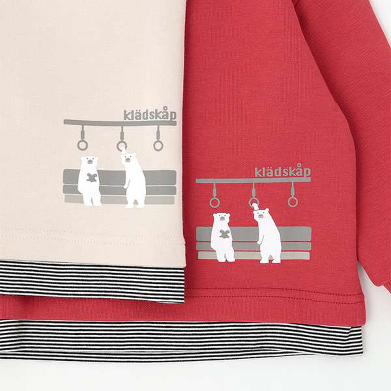 Train Appliqué Stripe Pattern Sweatshirt,Red, large image number 5