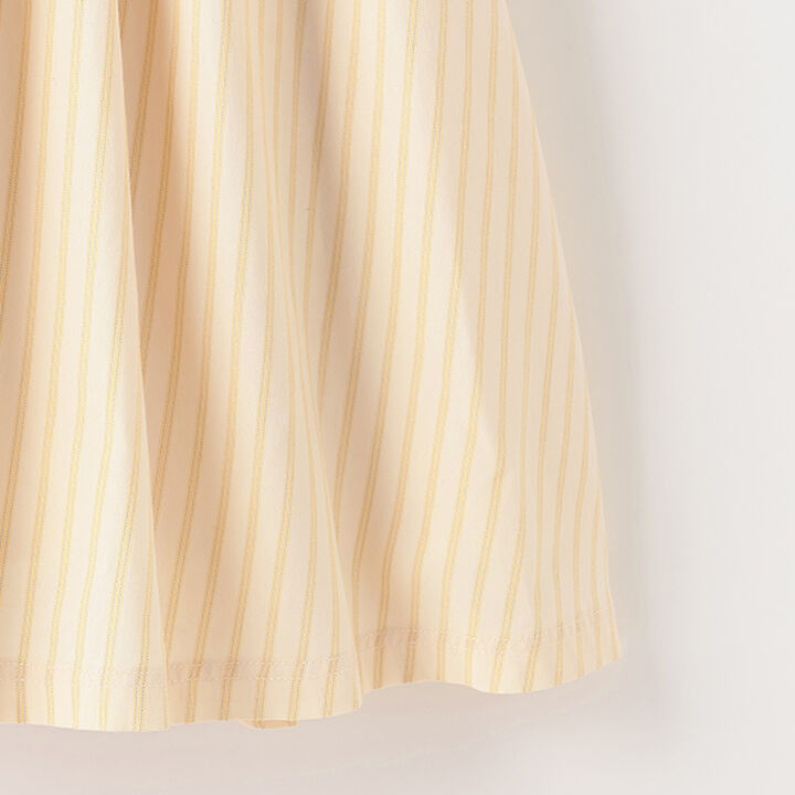 Half-Zip Frill One-Piece Dress,Sax blue, medium image number 7