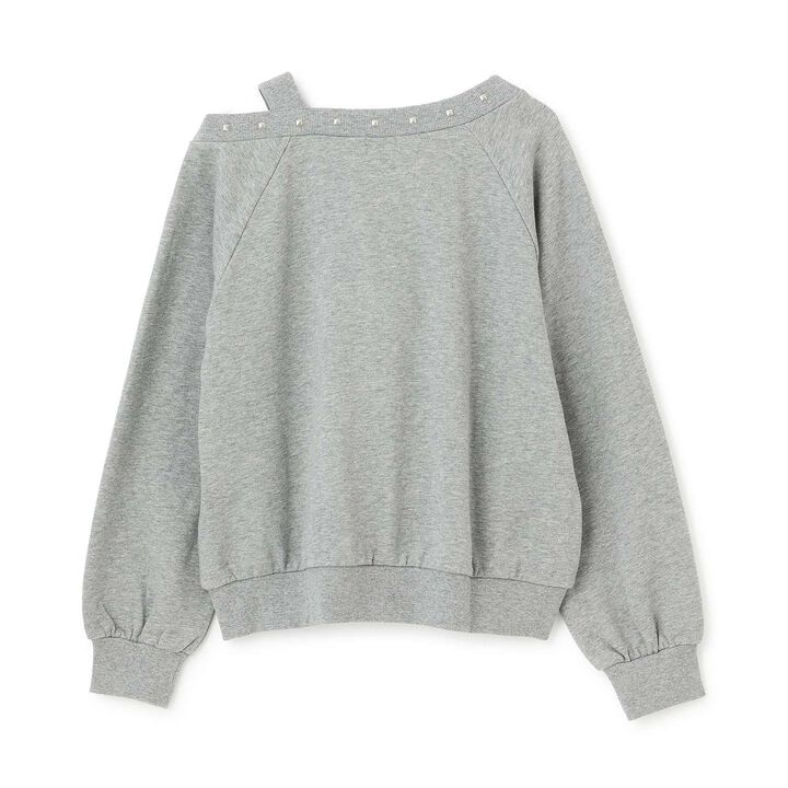 [LTXC/Cotton 100%] One-Shoulder Pullover,Black, medium image number 13