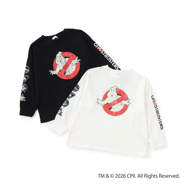 [Ghostbusters] Phosphorescent Logo Long-Sleeve T-Shirt for Boys Kids,Ivory, medium image number 10
