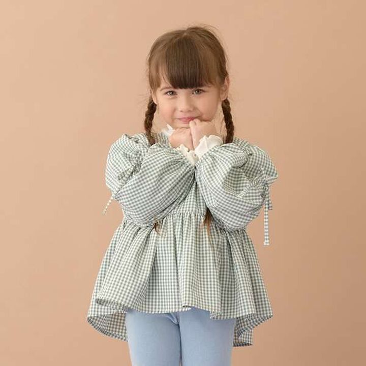 Voluminous Peplum Blouse,Brown, medium image number 20