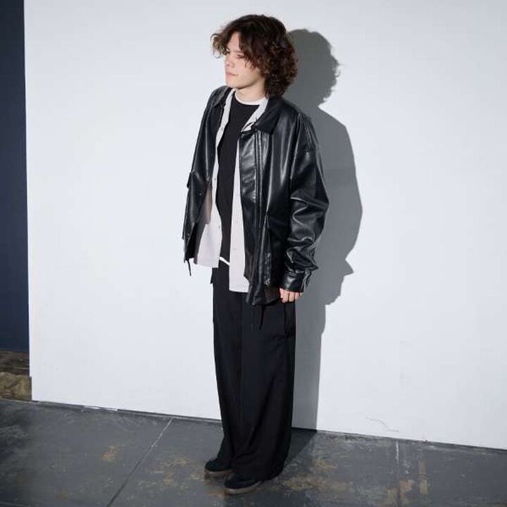 [Set Up Compatible] Soft Cargo Pants,Black, medium image number 9