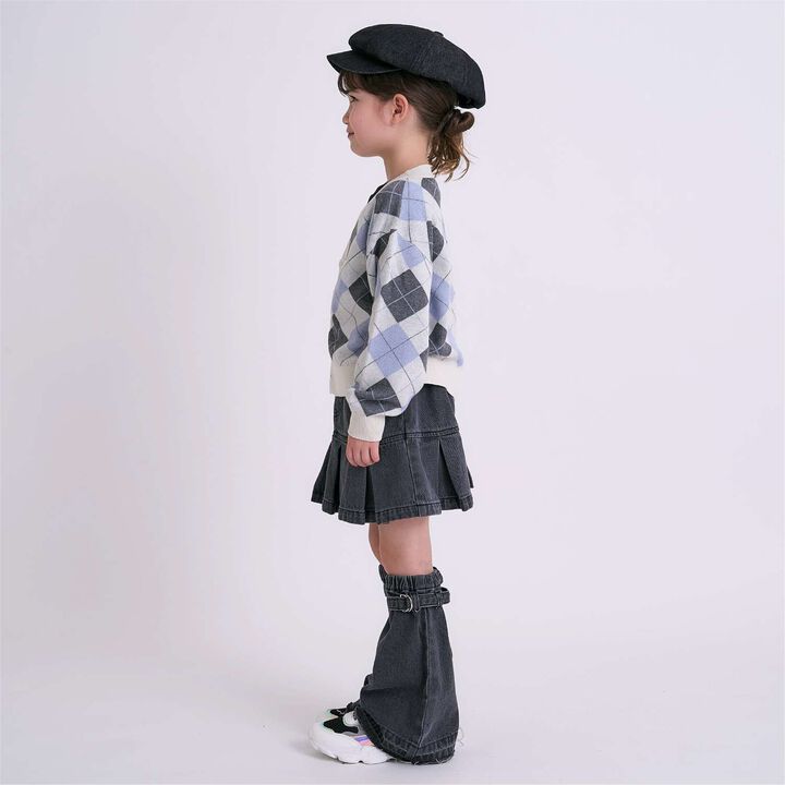 [Arael] Argyle Cardigan,Emerald green, medium image number 6