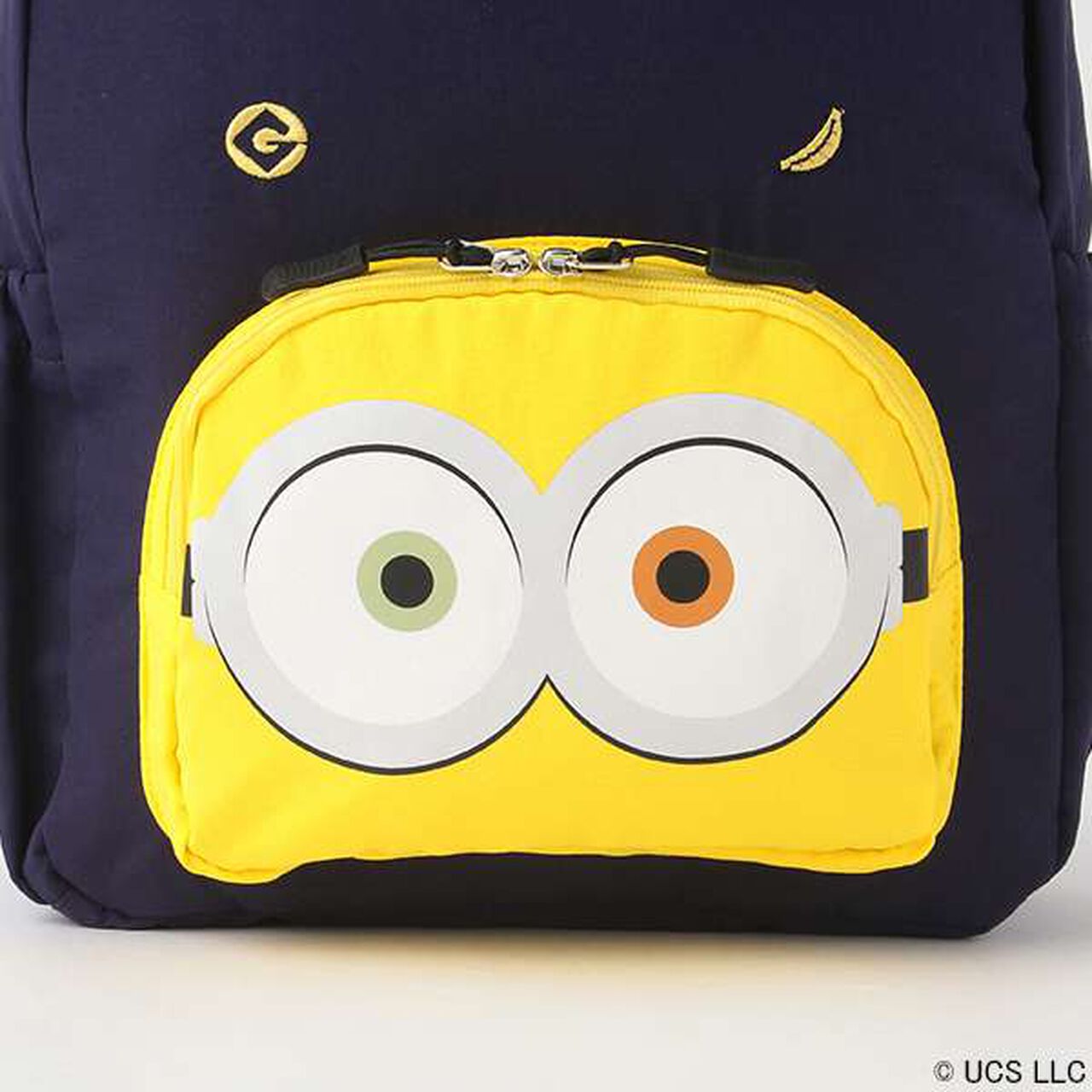 Minion Face Pocket Backpack,Navy, large image number 11