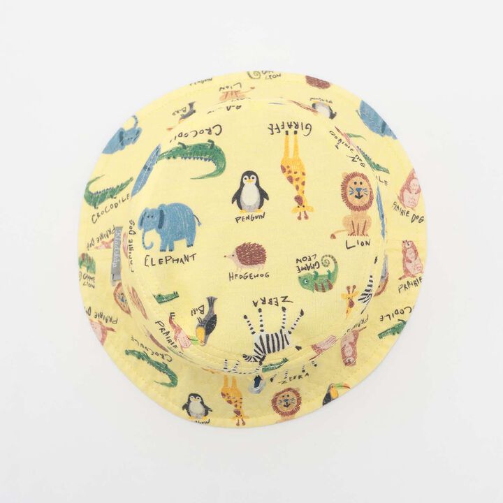 Reversible Animal Pattern Bucket Hat,Off white, medium image number 12