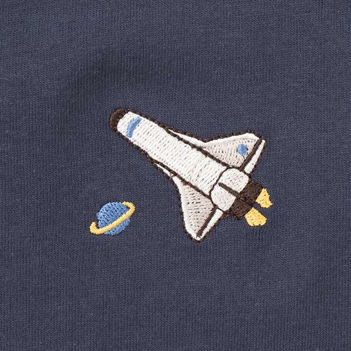 [GOOD PRICE Cool Sensation] Embroidered Short Sleeve T-Shirt,Light blue, medium image number 13