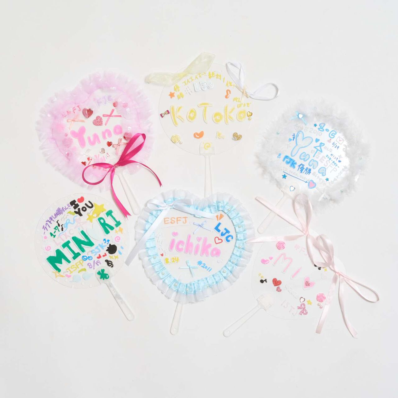 [Oshikatsu] Clear Doodle Fan,Multi color, large image number 1