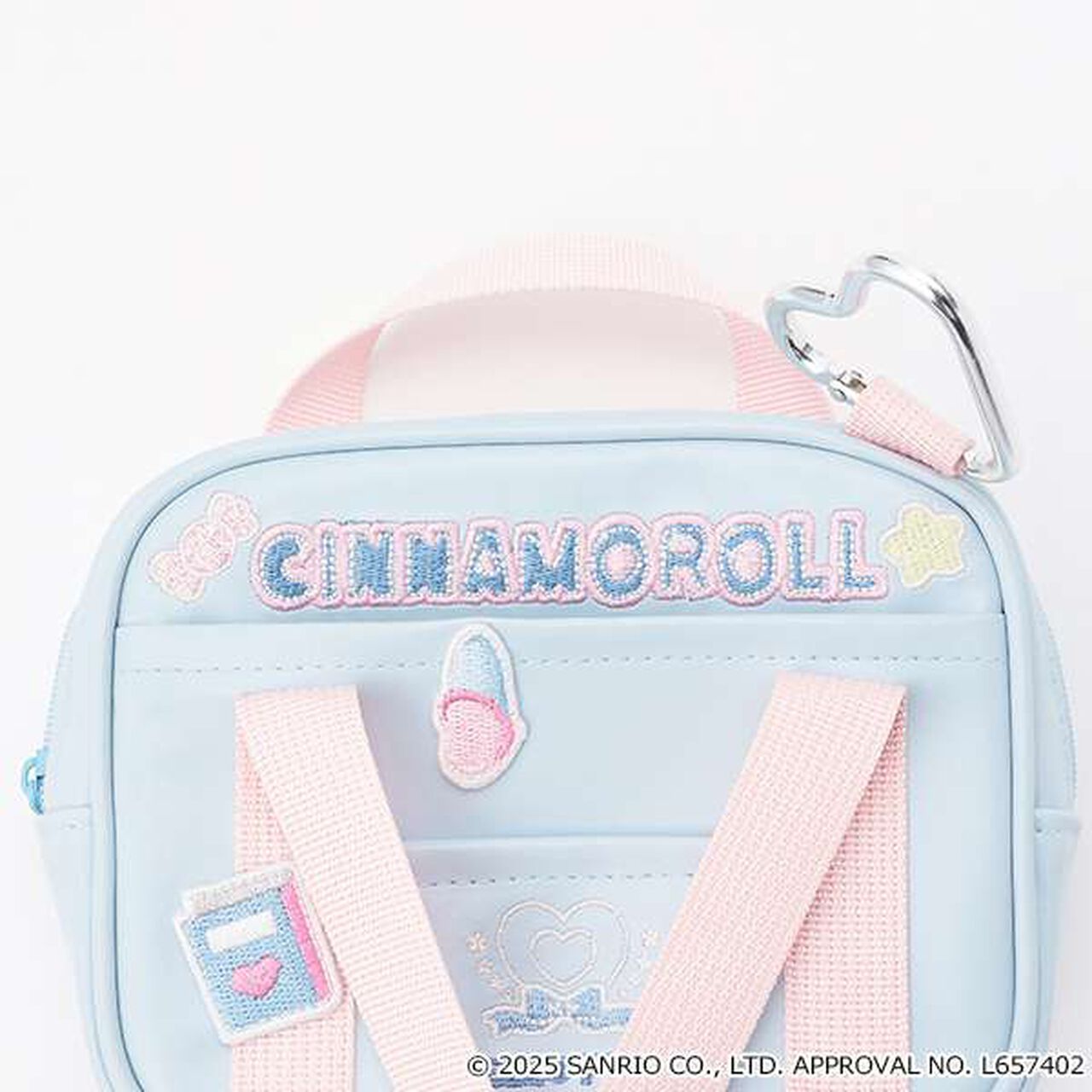 [My Melody & Cinnamoroll] School Bag Style Pouch,Pink, large image number 2