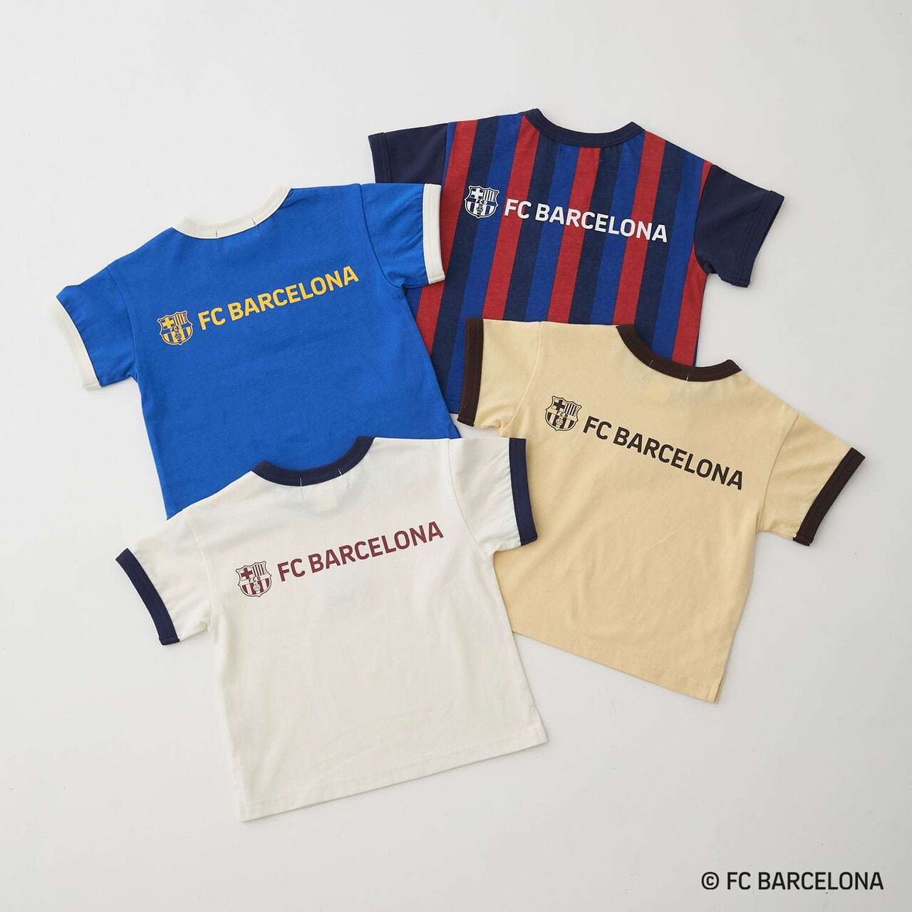 [FC BARCELONA] 接觸涼感布章T恤,深棕色, large image number 20