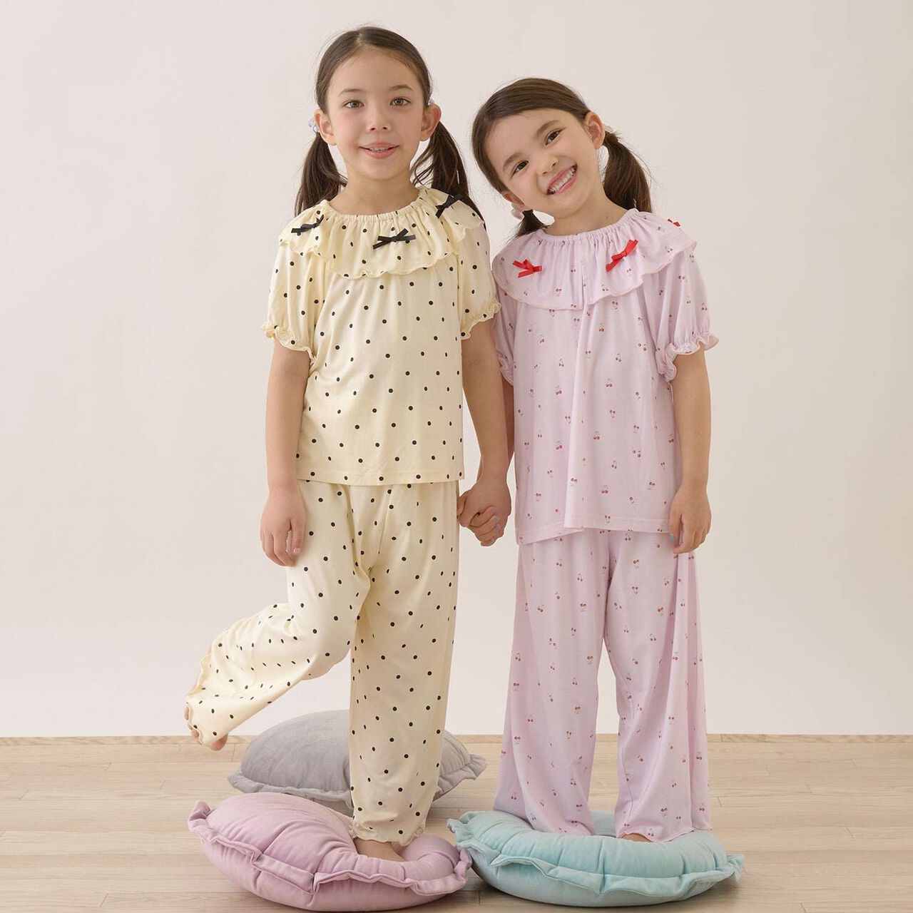 [正反皆可穿] [接觸涼感] 清涼舒適睡衣 [兒童服裝] [童裝] [女孩],暗紅色, large image number 29