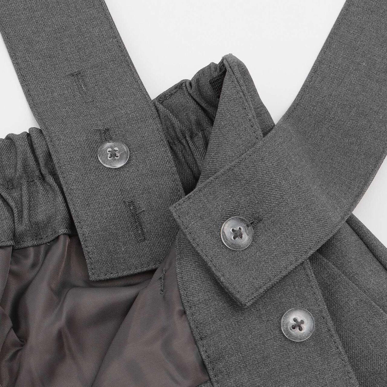 [AMI] Suspender Slacks Pants,Charcoal gray, large image number 8