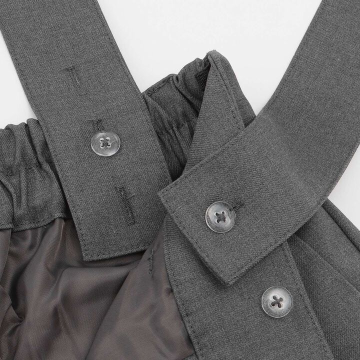[AMI] Suspender Slacks Pants,Charcoal gray, medium image number 8