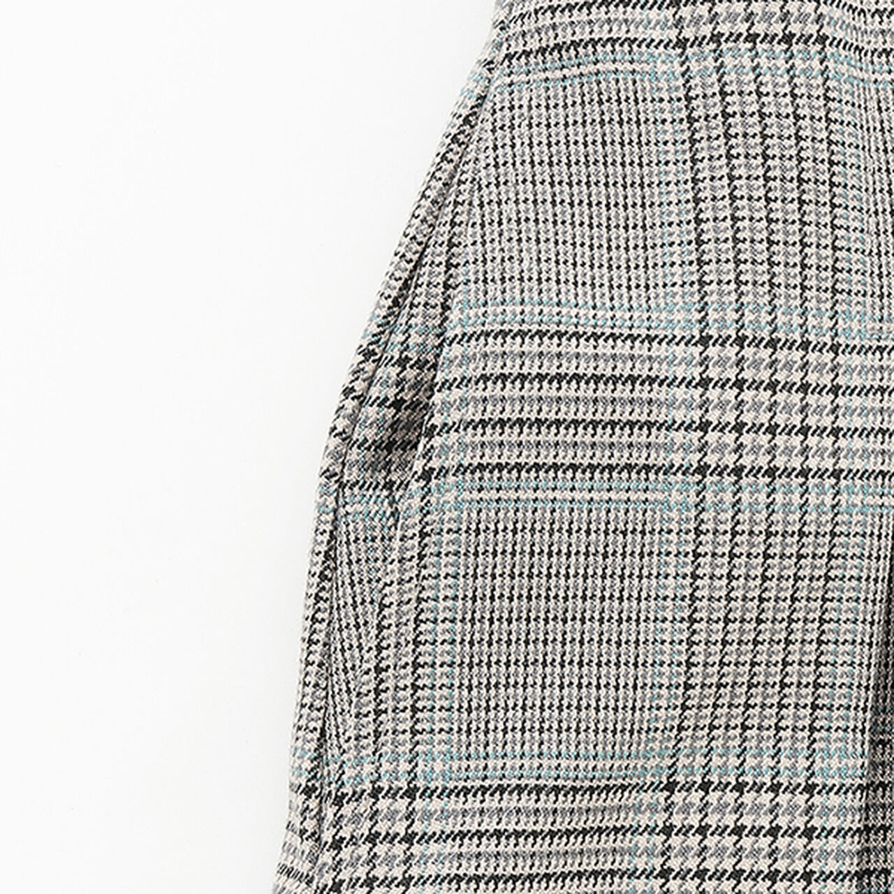 *Box Pleated Skirt-Pants,Gray, large image number 6