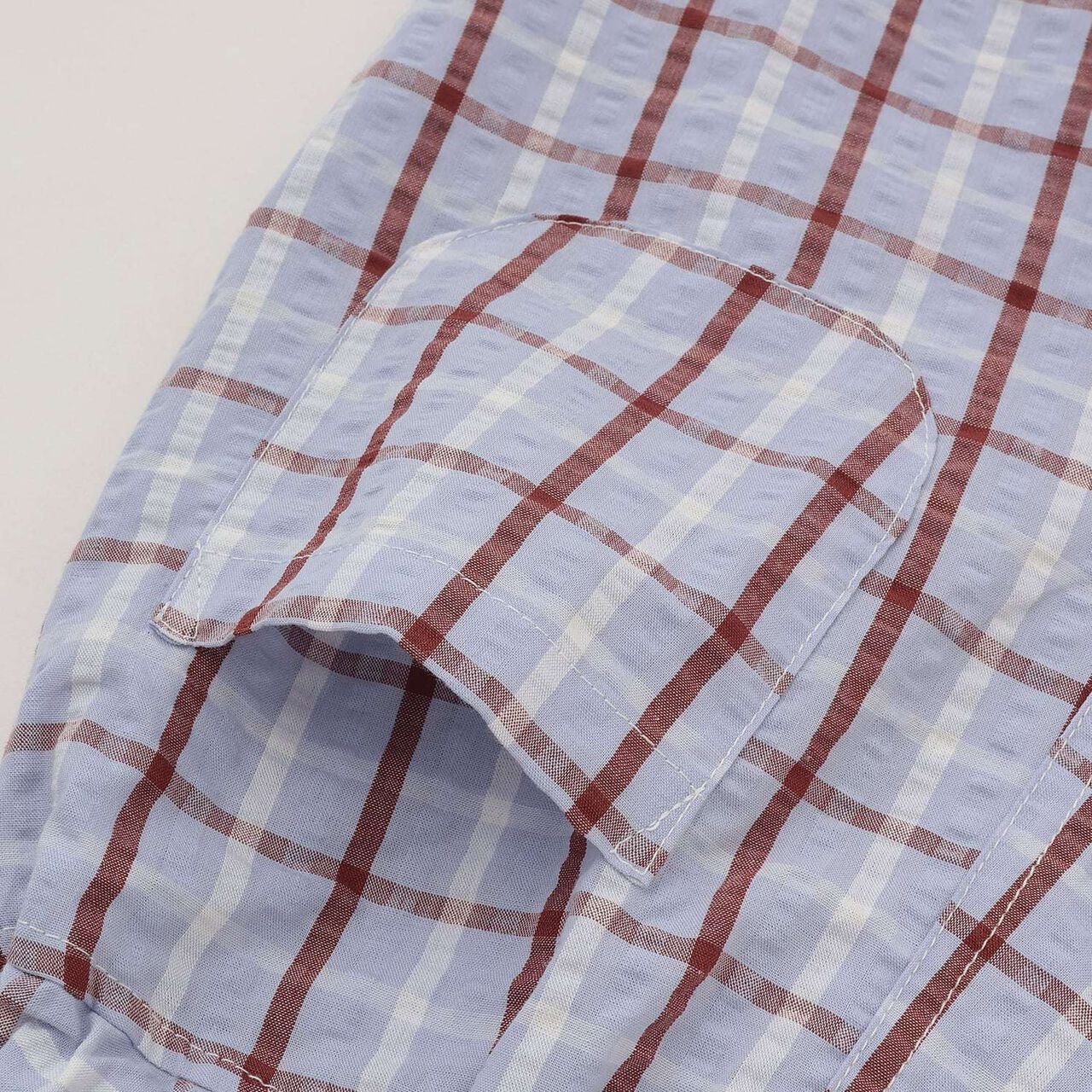 [Fujimoto Miki Collaboration] Boys Checkered Outfit Set,Pearl white, large image number 17