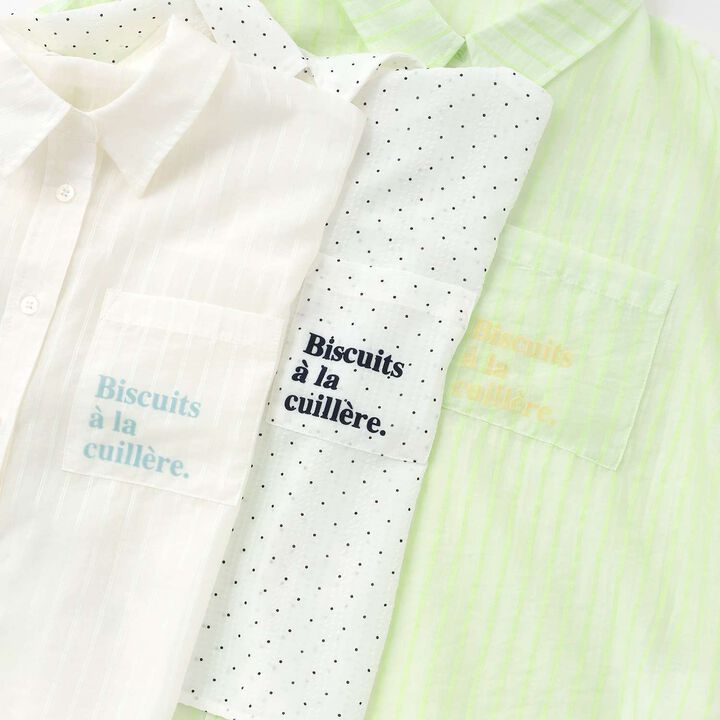 [130cm Available] Sheer Shirt & Inner T-Shirt Set,Black, medium image number 4