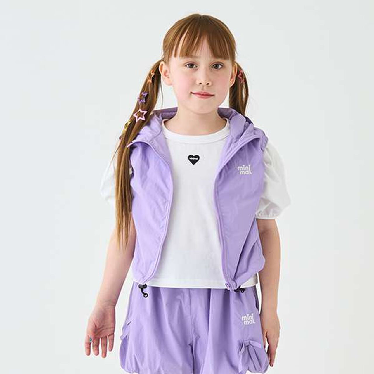 [Water-Repellent] Drawstring Vest,Lavender, large image number 0