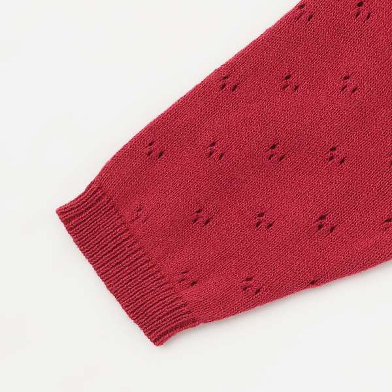 [Link] Needle-Free Cardigan,Red, large image number 4