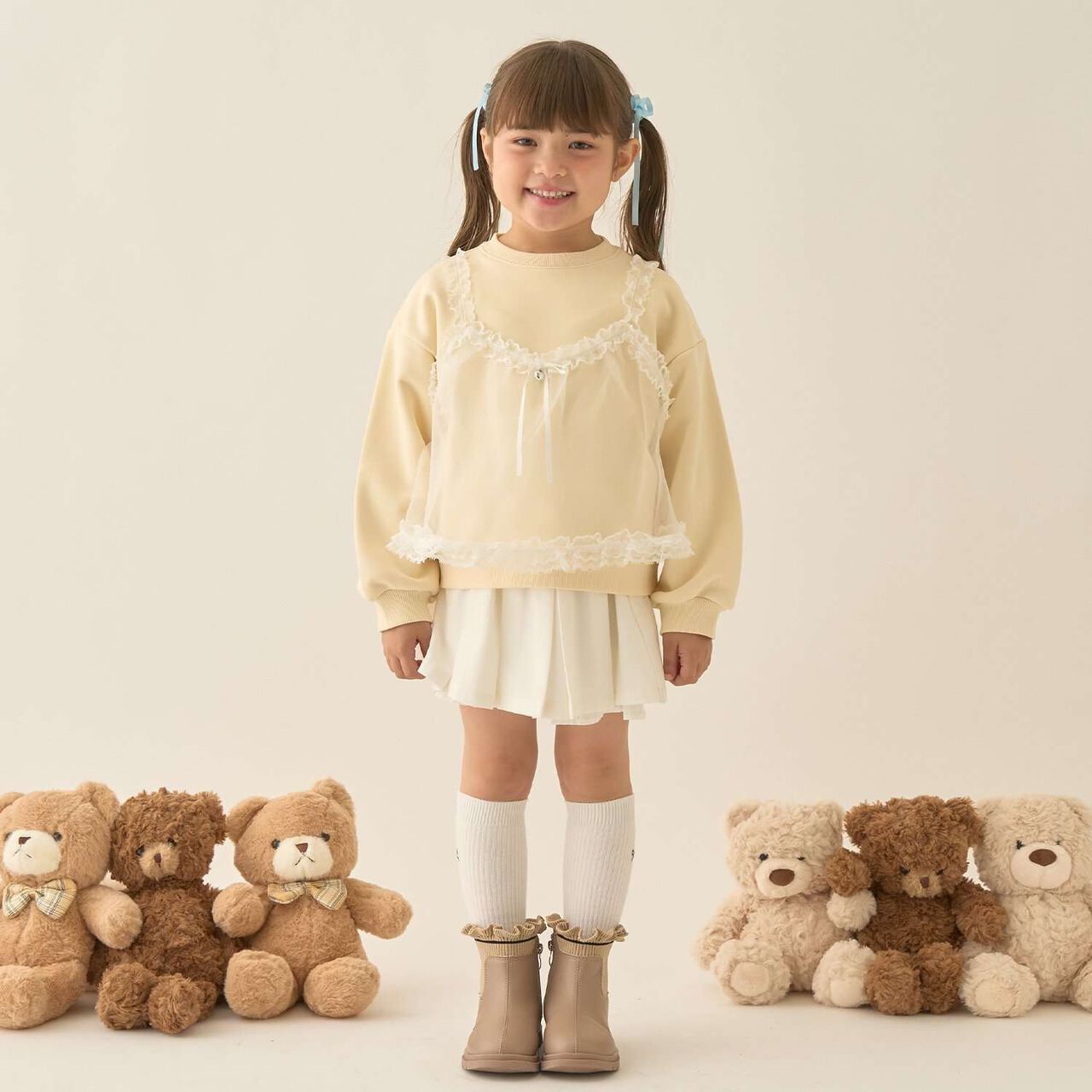 [Lycee Mine Ballet Series] Pleated Skirt (Inner Shorts Included),Charcoal gray, large image number 19