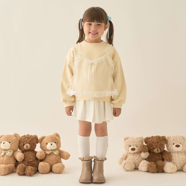 [Lycee Mine Ballet Series] Pleated Skirt (Inner Shorts Included),Charcoal gray, medium image number 19