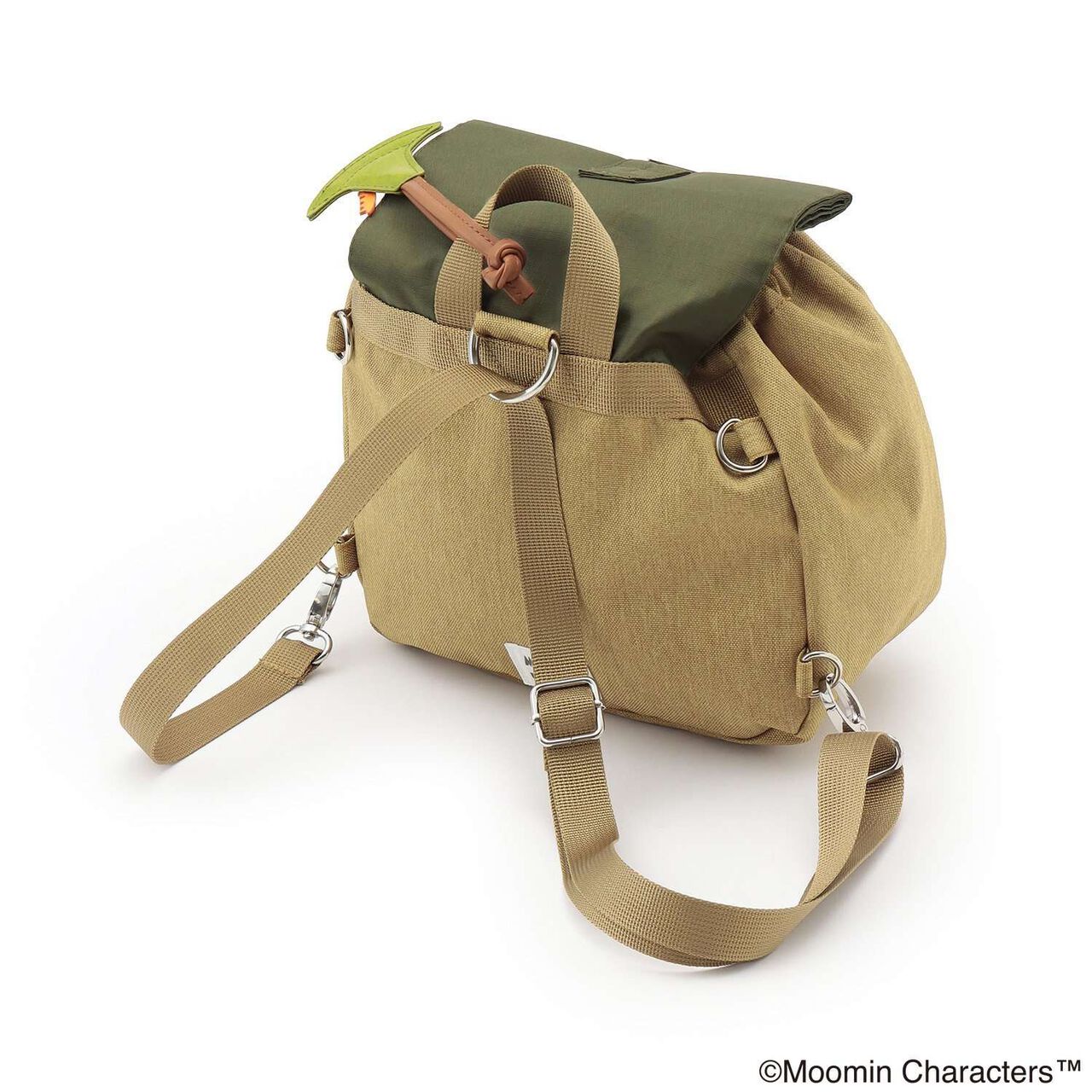 [MOOMIN] Snufkin Backpack-Style Small Shoulder Bag,Beige, large image number 2