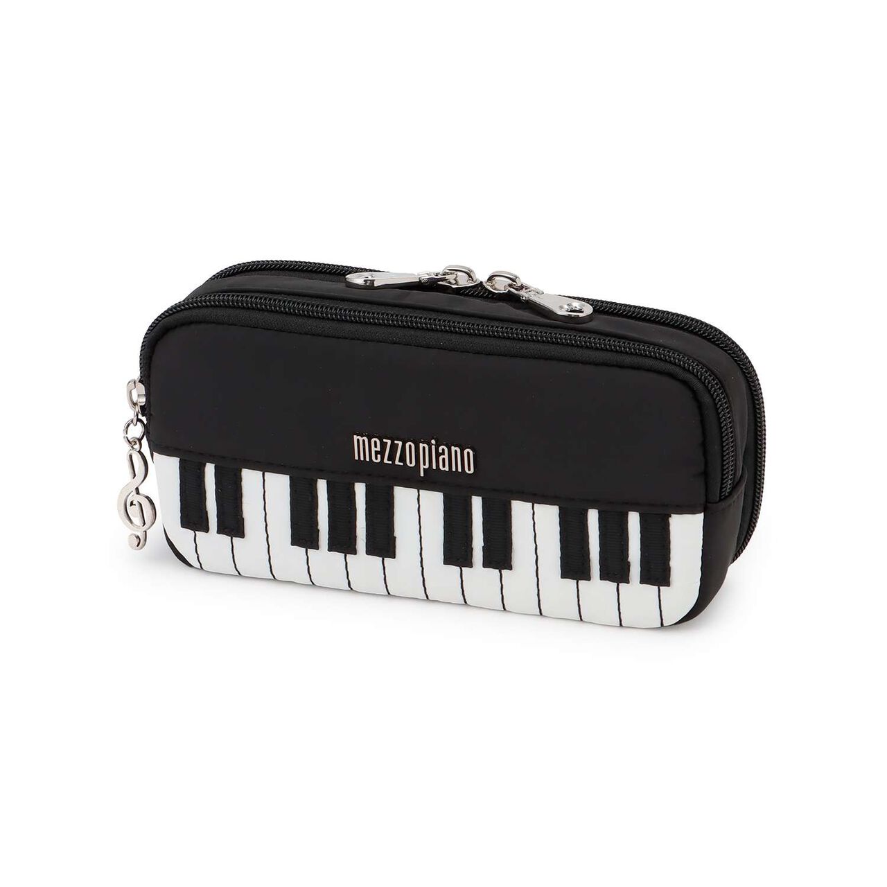 Piano Pen Pouch,Black, large image number 0