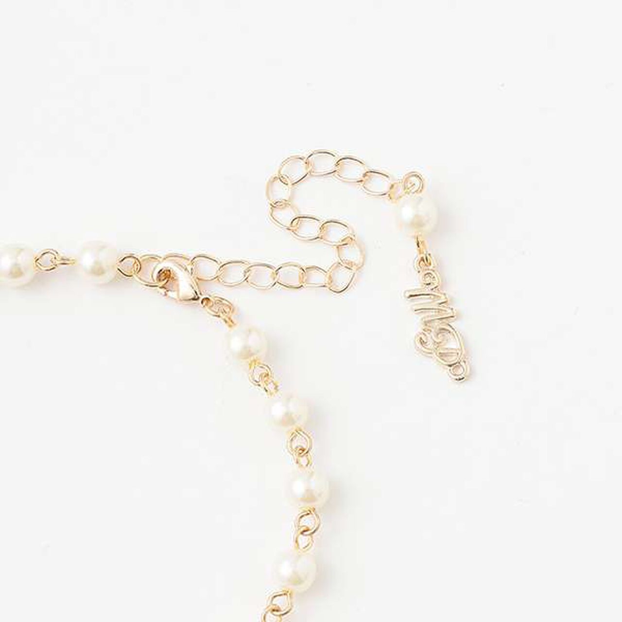 Dressed-Up My Melody Ribbon Pearl Necklace,Light pink, large image number 4