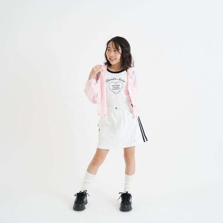 Line Stretch A-Line Skirt,Sax blue, medium image number 16