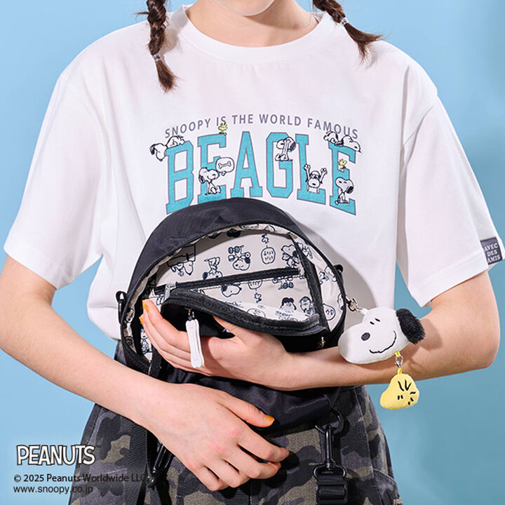 [PEANUTS] Backpack & Shoulder 2 WAY Bag,Black, medium image number 17