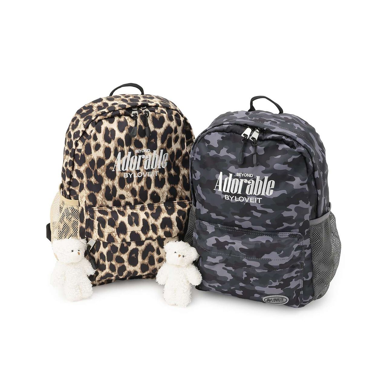 Bear Backpack,Beige, large image number 1