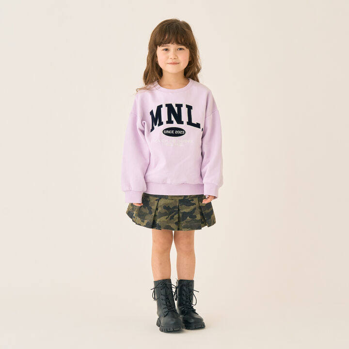 Box Pleat Skirt / Denim,Blue, medium image number 3