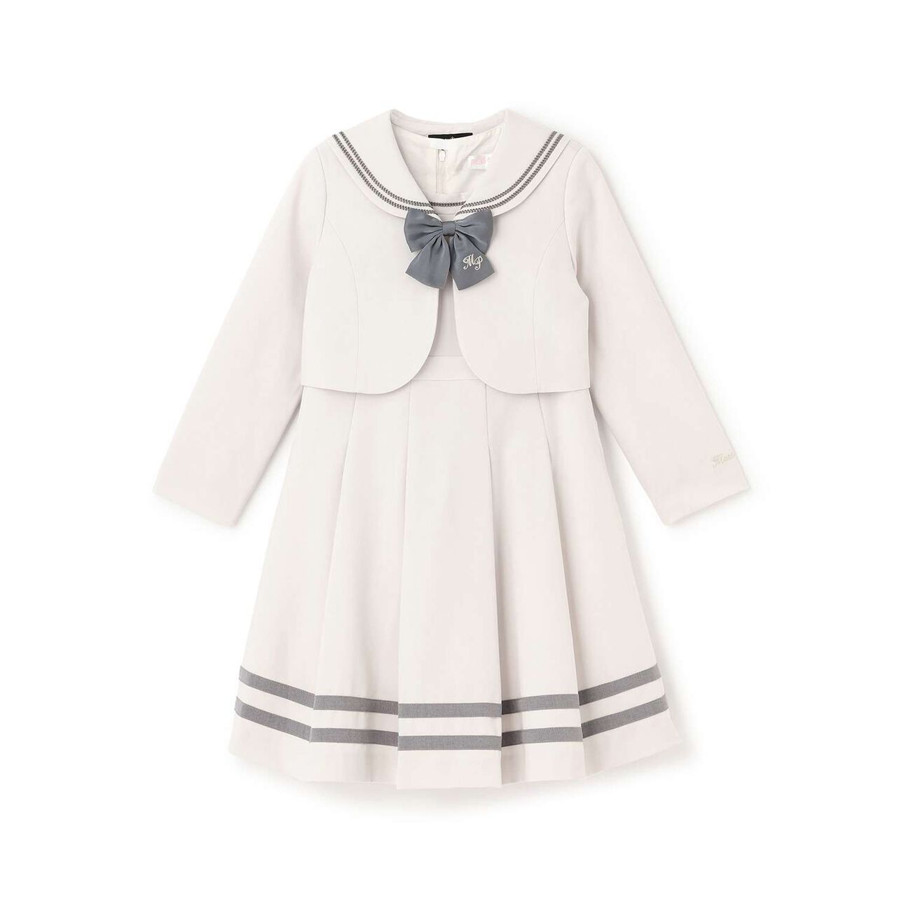 Sailor Collar Ensemble One-Piece Set,Ivory, large image number 0