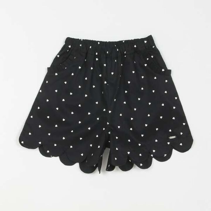 [Link] Scallop Trim Shorts (Junior),Navy, medium image number 0
