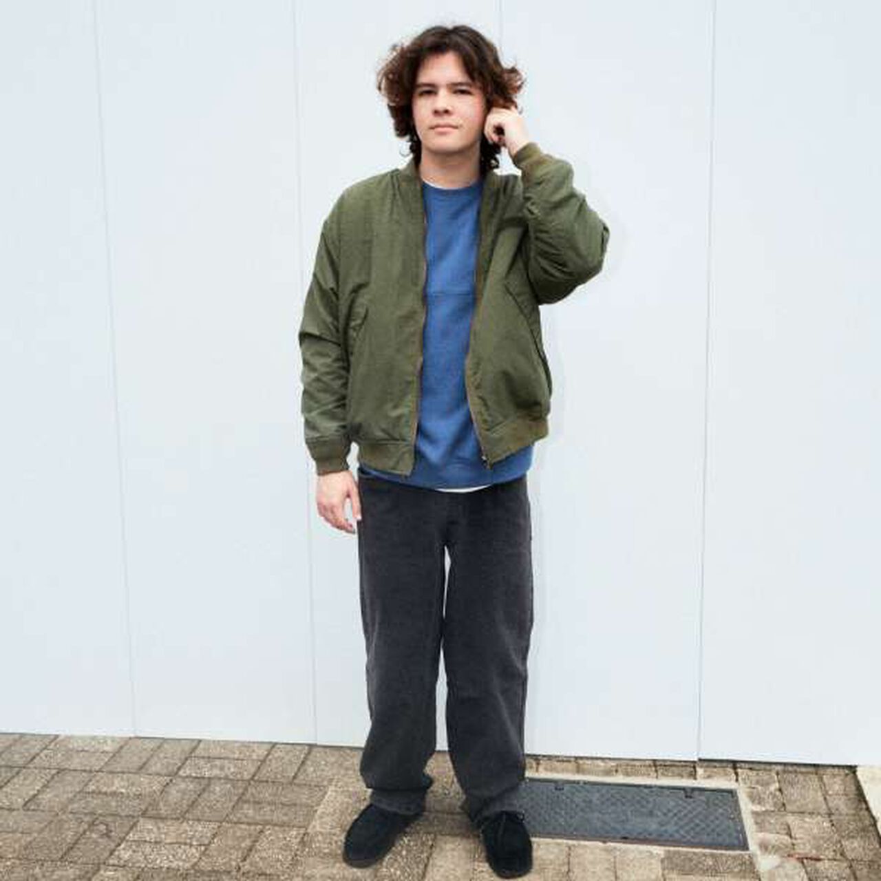 Reversible MA-1 Jacket,Black, large image number 1