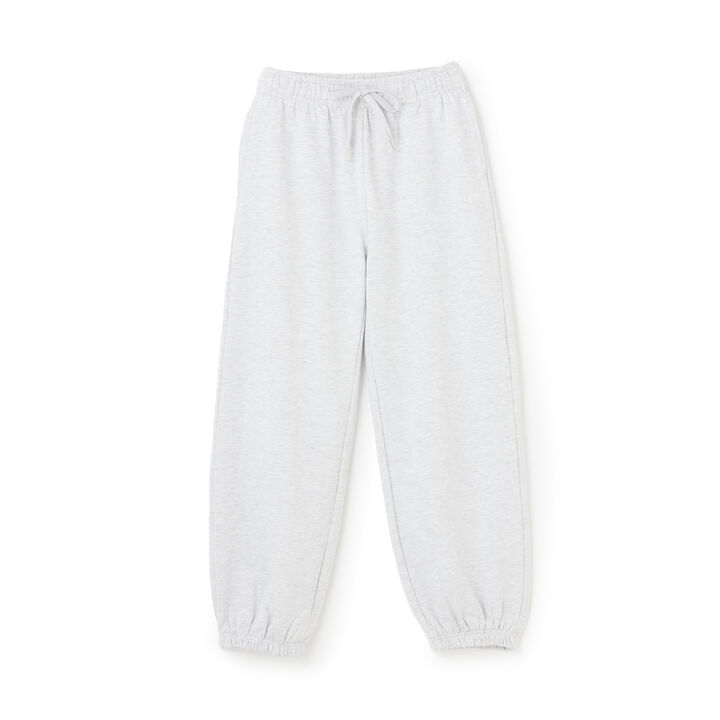 Wool Lined 100% Cotton Sweat Jogger Pants,Black, medium image number 6