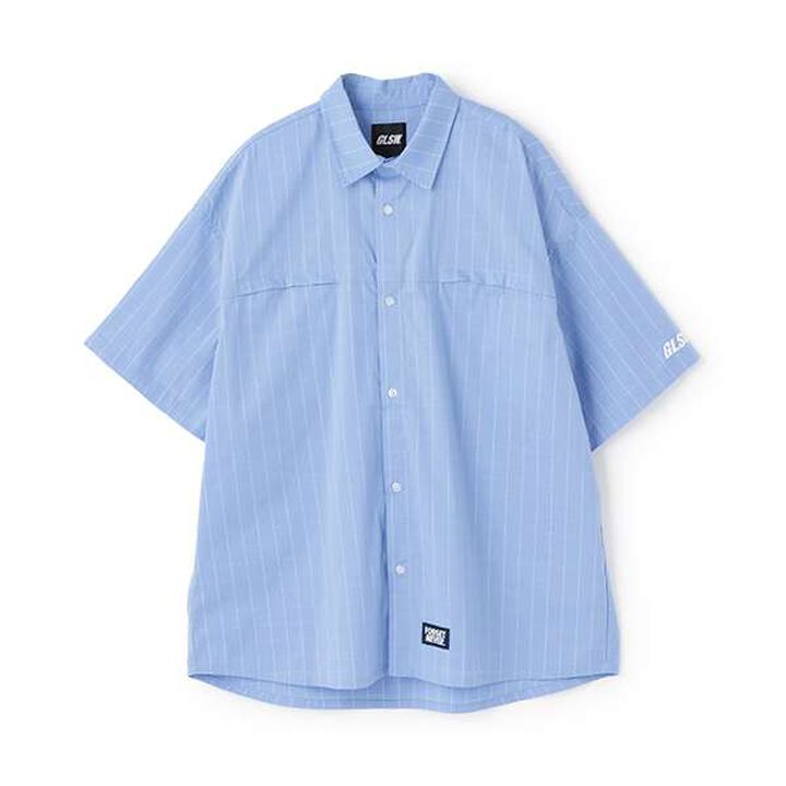 [FORGETNEVER] Check Short-Sleeve Shirt_GLSW,Black, medium image number 10