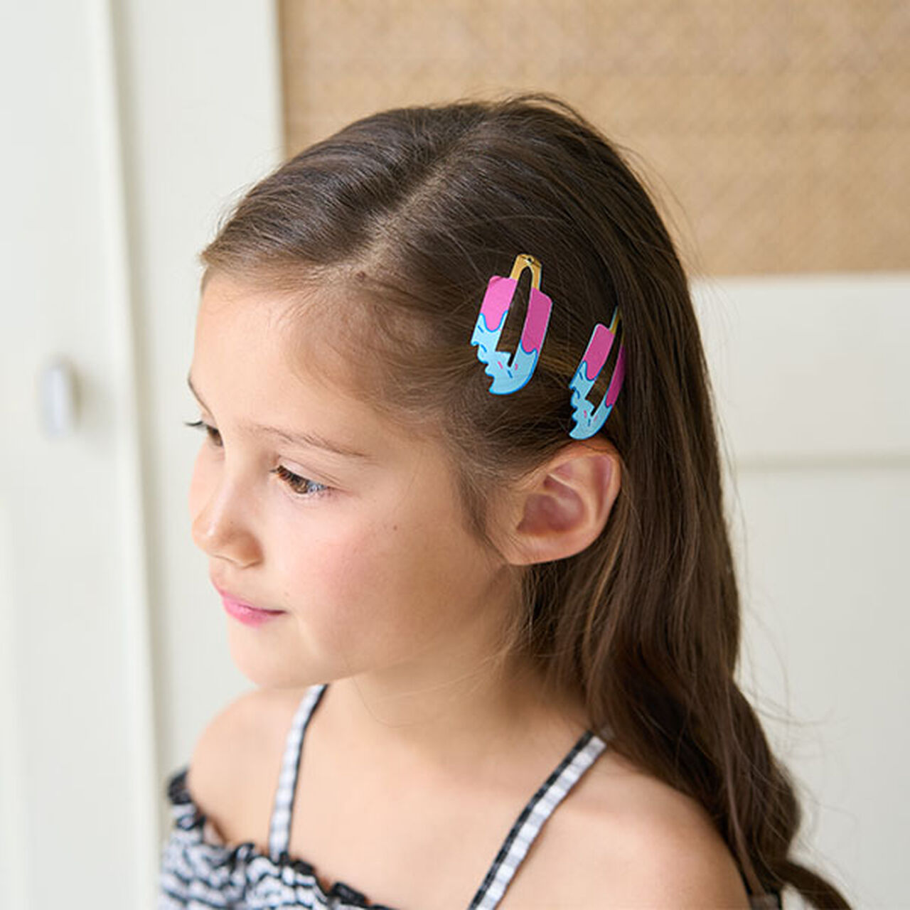 Ice Hair Clip 2P Set,Magenta, large image number 11