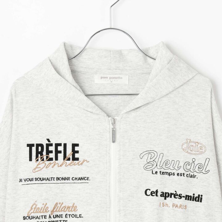 Smooth Logo Parka,Smoke white, medium image number 2