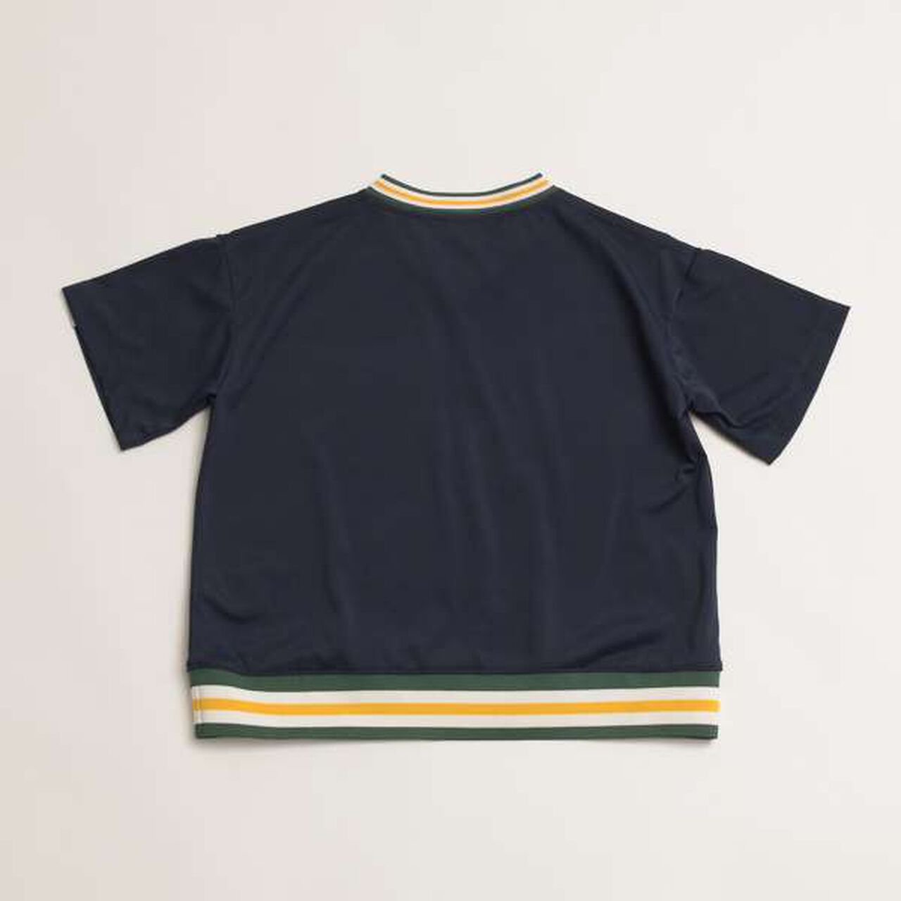 Uniform-Style Short-Sleeve Pullover,Beige, large image number 13