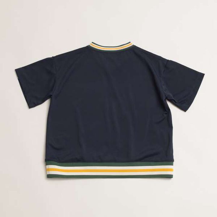 Uniform-Style Short-Sleeve Pullover,Beige, medium image number 13